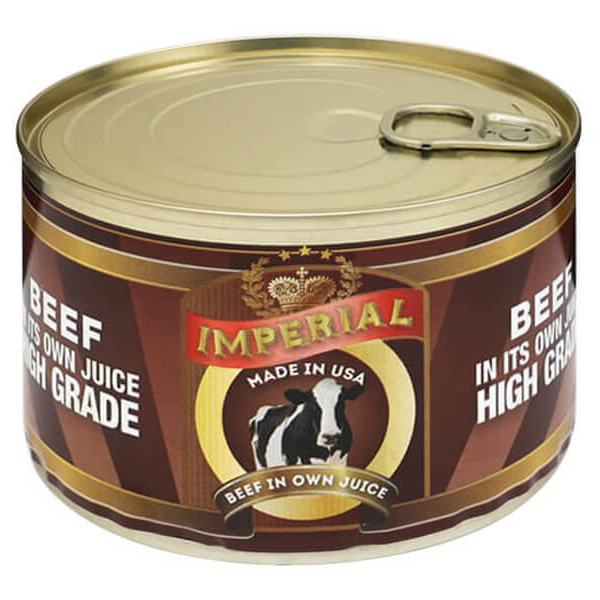 Canned Meat Tushonka Beef – 14.11 oz (400gr)